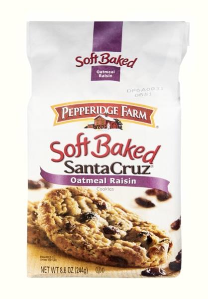 Pepperidge Farm Soft Baked Santa Cruz Oatmeal Raisin Cookies | Hy-Vee ...