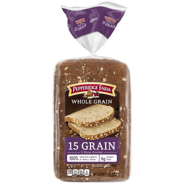 Pepperidge Farm Whole Grain 15 Grain Bread | Hy-Vee Aisles Online ...