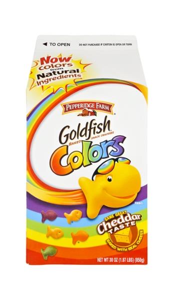 Pepperidge Farm Goldfish Colors Baked Cheddar Snack Crackers | Hy ...