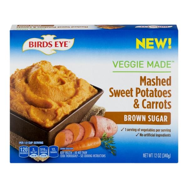 Birds Eye Veggie Made Mashed Sweet Potatoes & Carrots Brown Sugar Hy