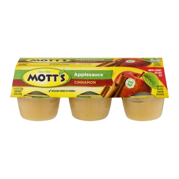 Mott's Cinnamon Applesauce 6 Pack HyVee Aisles Online Grocery Shopping