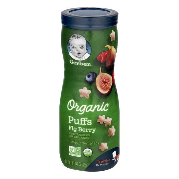 Gerber Organic Puffs Fig Berry HyVee Aisles Online Grocery Shopping