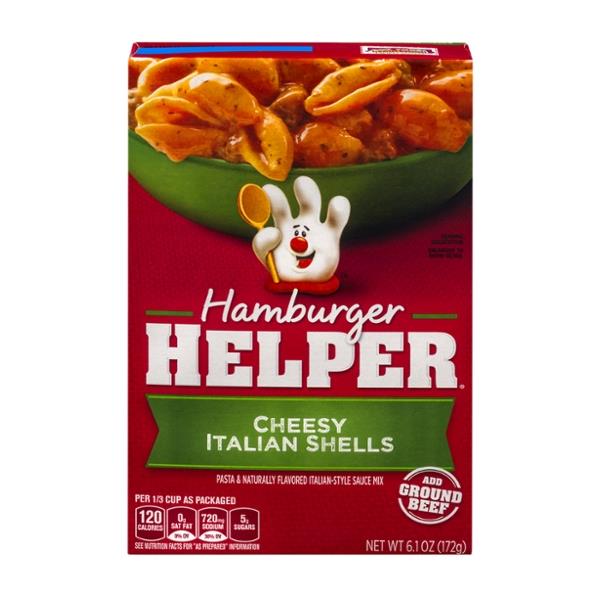 Betty Crocker Hamburger Helper Cheesy Italian Shells HyVee Aisles Online Grocery Shopping