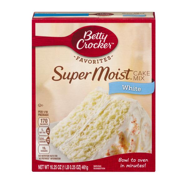 Betty Crocker Super Moist White Cake Mix | Hy-Vee Aisles ...