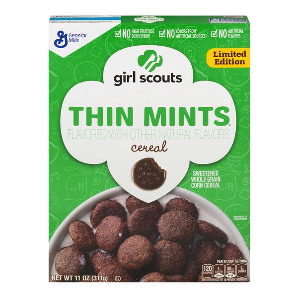 Girl Scouts Limited Edition Thin Mints Cereal | Hy-Vee Aisles Online ...