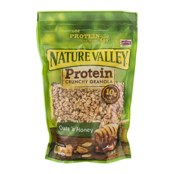 Nature Valley Oats n' Honey Protein Crunchy Granola | Hy ...