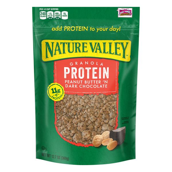 Nature Valley Peanut Butter 'n Dark Chocolate Protein ...
