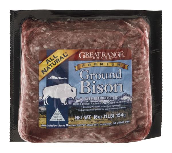 Great Range Premium Ground Bison 90 Lean 10 Fat Hy Vee Aisles