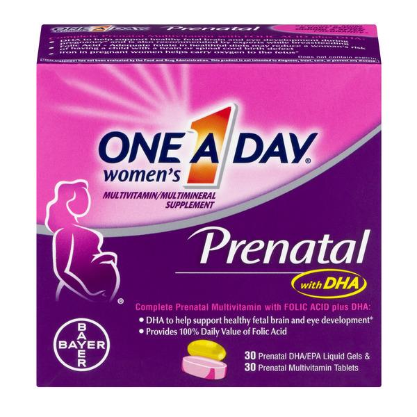 One A Day Women's Prenatal with DHA Adult Multivitamin Tablets/Liquid