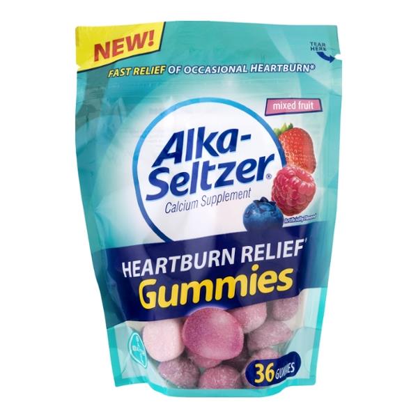 AlkaSeltzer Heartburn Relief Mixed Fruit Gummies HyVee Aisles