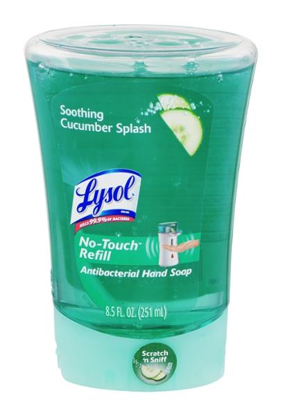 Lysol Antibacterial No Touch Hydrating Cucumber Watermelon Scent Hand   0019200000620 A1A3 ItemMaster Type Large 