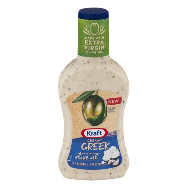 Kraft Creamy Greek Made With Olive Oil Dressing HyVee Aisles Online
