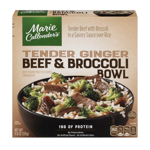 Marie Callender S Tender Ginger Beef And Broccoli Bowl Hy Vee