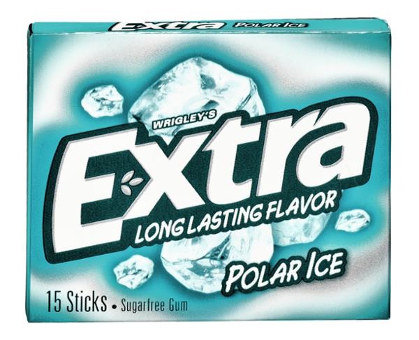 Wrigley's Extra Long Lasting Polar Ice Sugarfree Gum | Hy-Vee Aisles ...