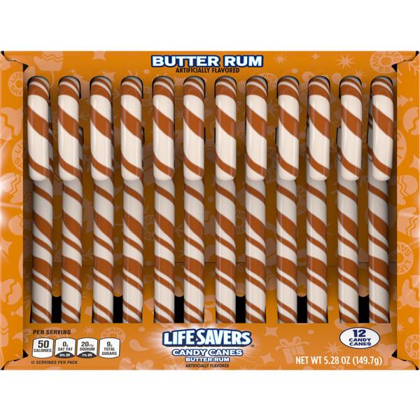 LifeSavers Butter Rum Candy Canes 12Ct HyVee Aisles Online Grocery