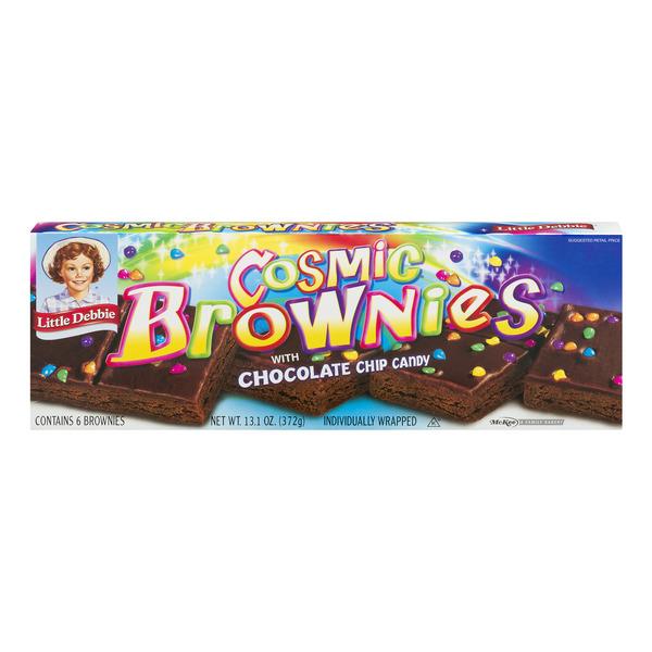 Little Debbie Cosmic Brownies with Chocolate Chip Candy 6Ct | Hy-Vee