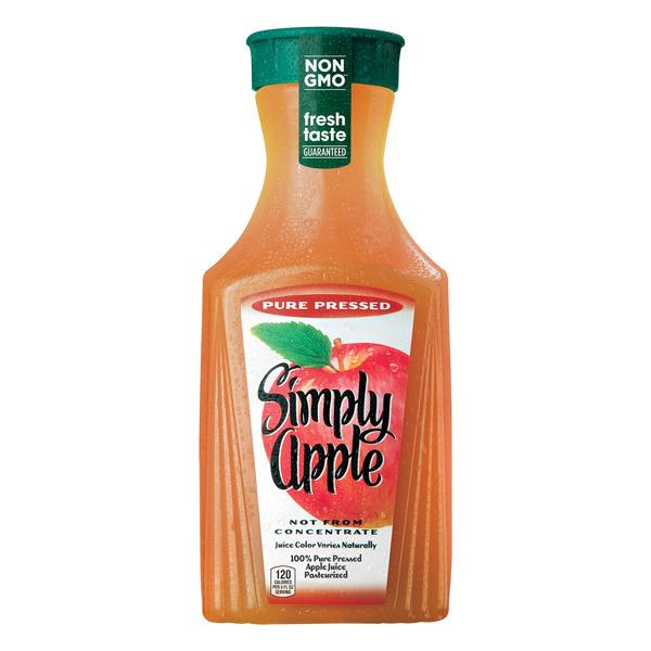 simply apple juice label