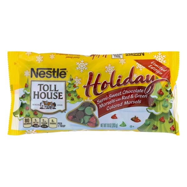 Nestle Toll House Holiday Semi-Sweet Chocolate Morsels ...