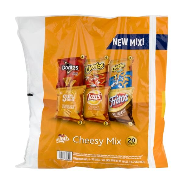 Frito Lay 2Go Cheesy Mix Variety Pack HyVee Aisles Online Grocery