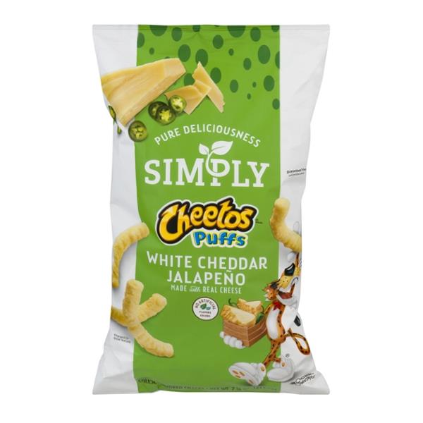 Simply Cheetos Puffs White Cheddar Jalapeno HyVee Aisles Online