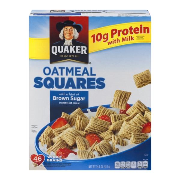 Quaker Brown Sugar Oatmeal Squares Cereal HyVee Aisles Online