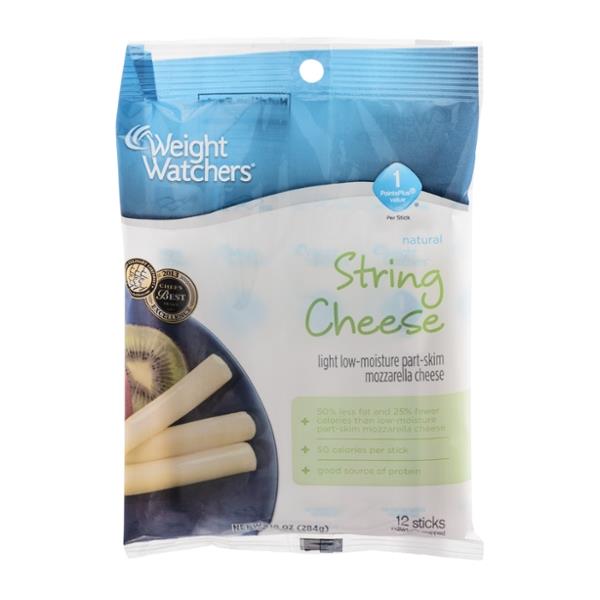 Weight Watchers Light Mozzarella String Cheese Sticks 12 CT HyVee Aisles Online Grocery