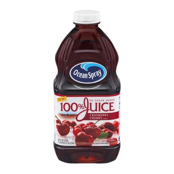 Ocean Spray Cranberry Cherry Flavor 100% Juice 60 fl. oz. Bottle | Hy ...