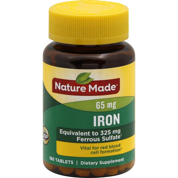 Nature Made Iron 65mg Tablets | Hy-Vee Aisles Online Grocery Shopping