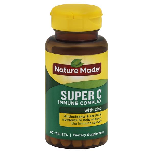 NATURE MADE Super C Immune Complex, with Zinc, Tablets HyVee Aisles