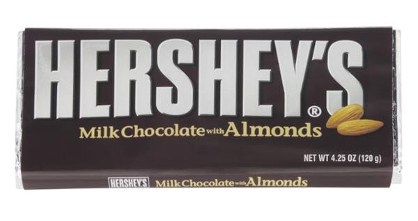 Hershey's XL Milk Chocolate Candy Bar with Almonds | Hy-Vee Aisles ...