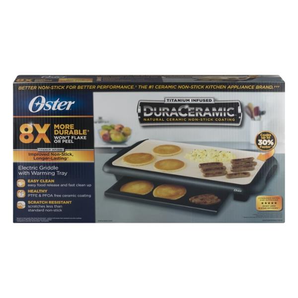 Oster Electric Griddle With Warming Tray | Hy-Vee Aisles Online Grocery ...