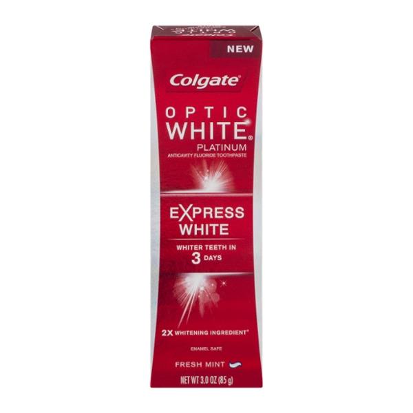 Colgate Optic White Platinum Express White Fresh Mint Toothpaste | Hy ...