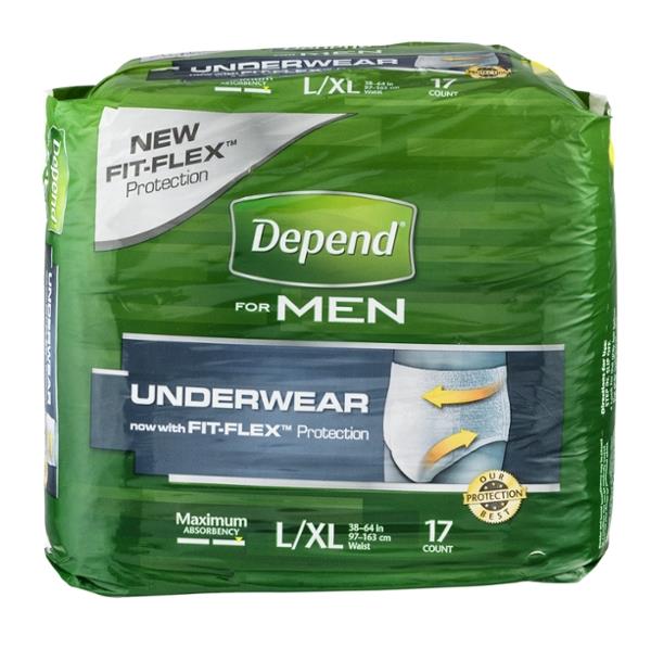 Depend for Men L/XL Maximum Absorbency Underwear | Hy-Vee Aisles Online ...