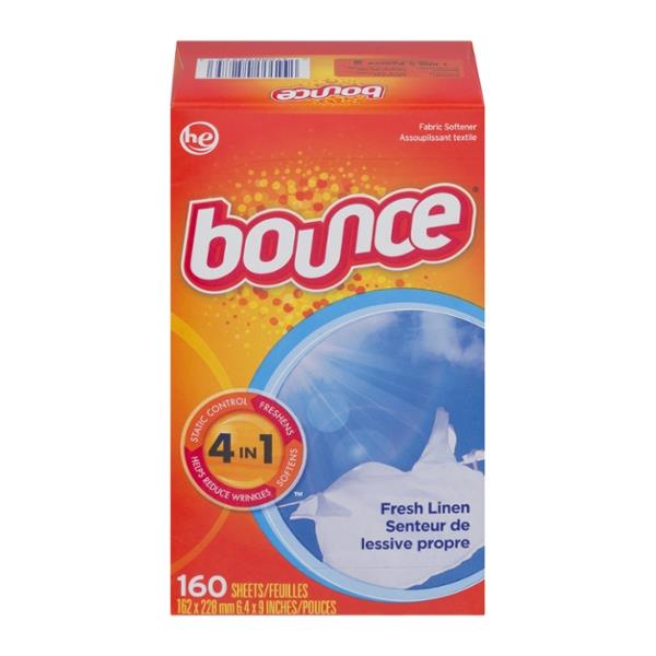 Bounce Fresh Linen Fabric Softener Dryer Sheets HyVee Aisles Online