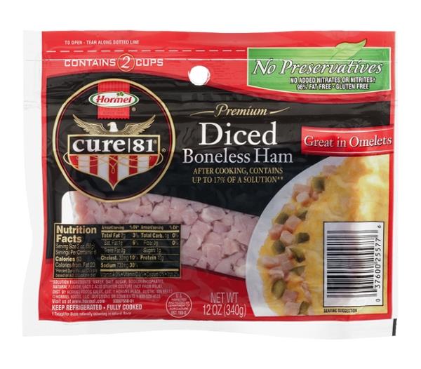 Hormel Cure 81 Diced Boneless Ham HyVee Aisles Online Grocery Shopping