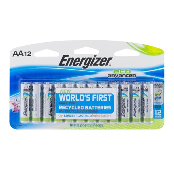 Energizer AA12 Eco Advanced Batteries HyVee Aisles Online Grocery
