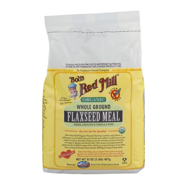 Bob's Red Mill Gluten Free Organic Whole Ground Flaxseed Meal HyVee Aisles Online Grocery