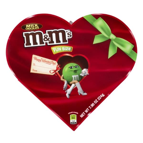 M&Ms Milk Chocolate Fun Size Heart Gift Box HyVee Aisles Online