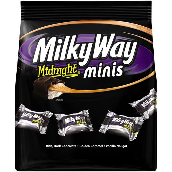 Milky Way Minis Midnight Dark Chocolate Candy Bars | Hy-Vee Aisles ...