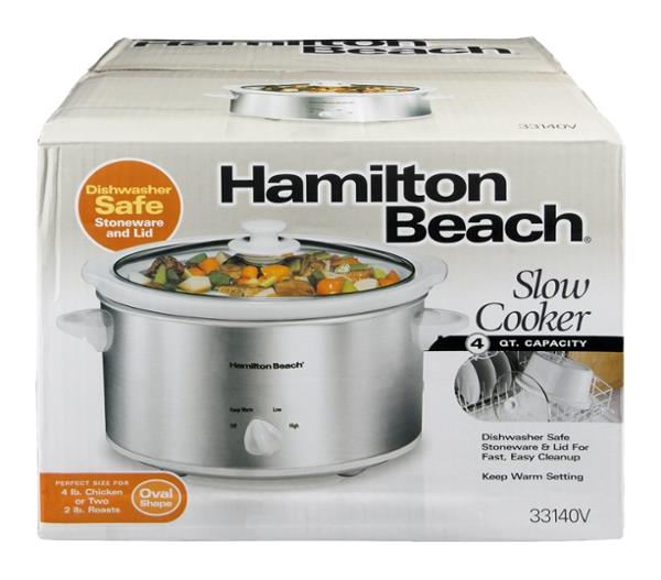 Hamilton Beach 4 Quart Slow Cooker 33140V