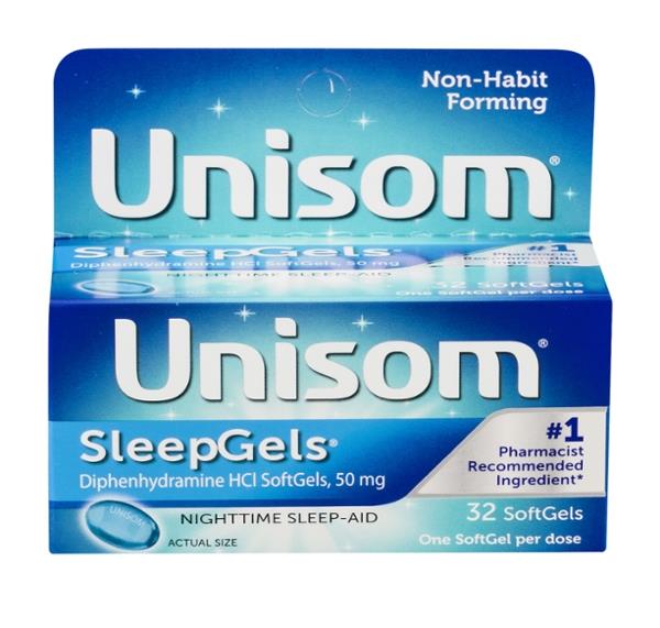 Unisom SleepGels Non-Habit Forming Nighttime Sleep-Aid SoftGels | Hy ...