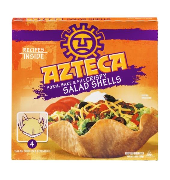 Azteca Salad Shells 4Ct HyVee Aisles Online Grocery Shopping