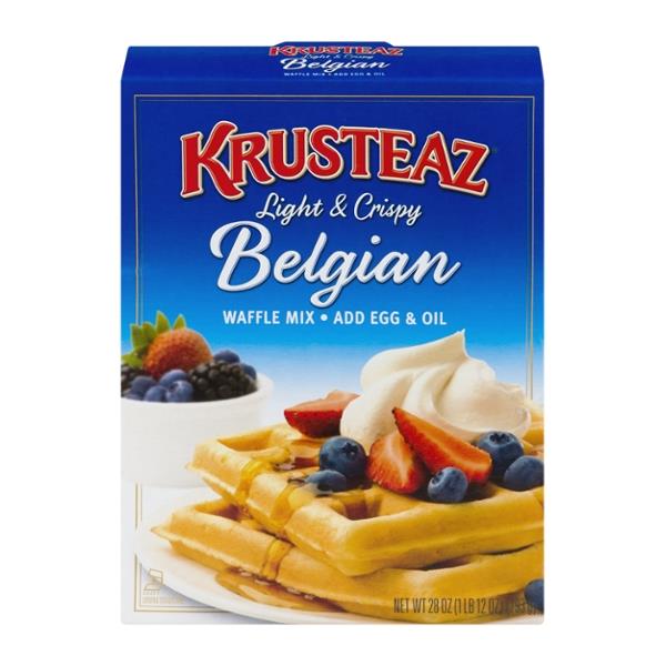 Krusteaz Belgian Waffle Mix | Hy-Vee Aisles Online Grocery Shopping