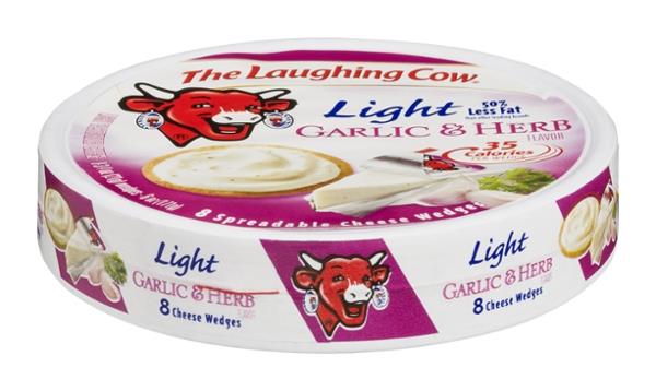 The Laughing Cow Creamy Swiss Garlic And Herb Spreadable Cheese 8 0 75 Oz