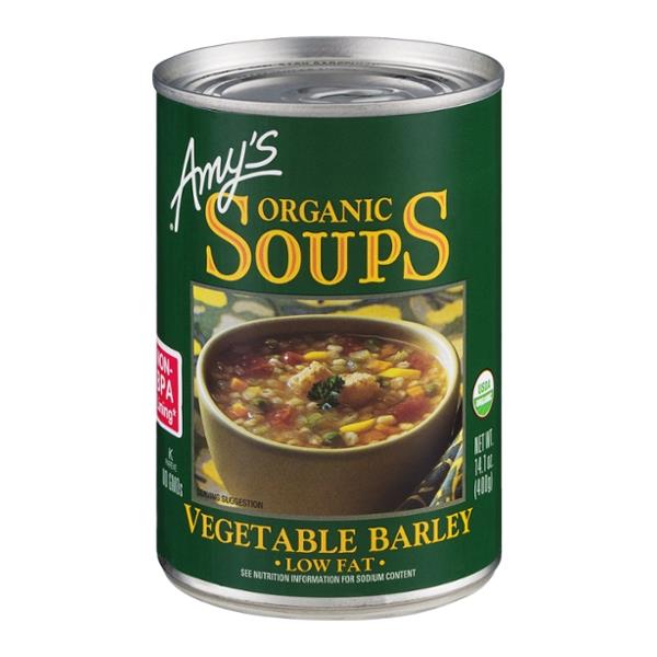 Amy's Organic Soups Vegetable Barley Low Fat HyVee Aisles Online Grocery Shopping