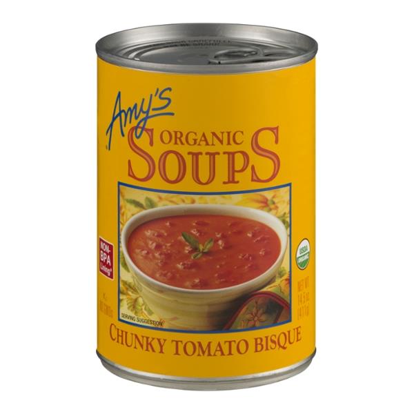 Amy's Organic Soups Chunky Tomato Bisque HyVee Aisles Online Grocery