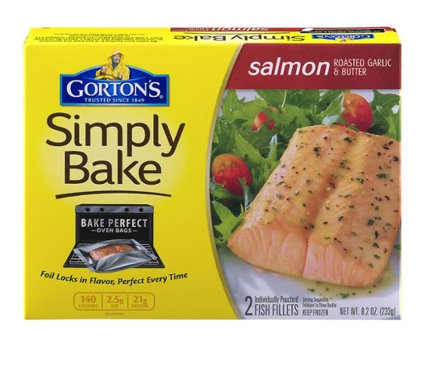 Gorton's Simply Bake Roasted Garlic & Butter Salmon Fillets 2Ct | Hy ...