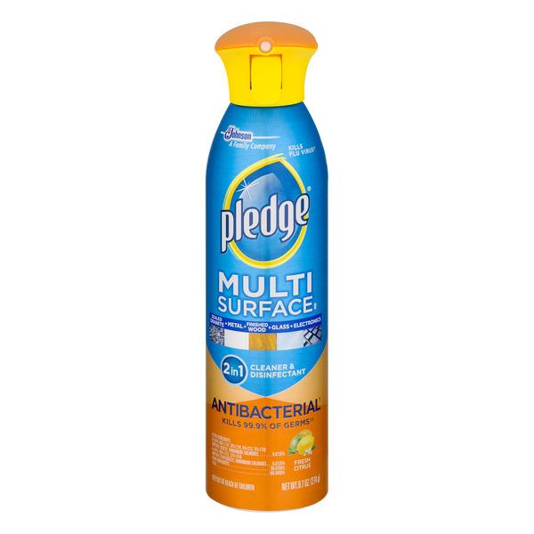 Pledge Multi Surface Fresh Citrus Antibacterial Everyday Cleaner HyVee Aisles Online Grocery