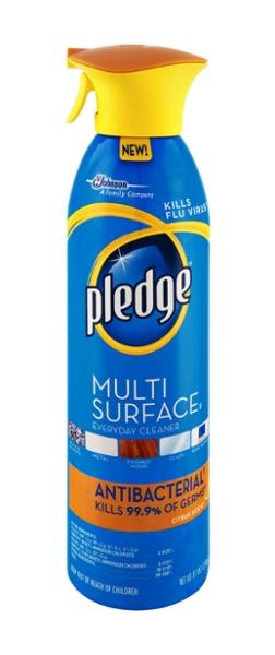 Pledge Multi Surface Fresh Citrus Antibacterial Everyday Cleaner Hy Vee Aisles Online Grocery 3600