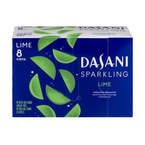 Dasani Sparkling Lime Water Beverage 8 Pack HyVee Aisles Online Grocery Shopping